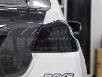 OLM Spec CR Tail Lights Smoked Lens Black Base 2015-2021 Subaru WRX & STI