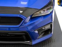 Carbon Fiber Upper Front Bumper Cover - 2015 Subaru WRX STI OLM Outside Line Motoring