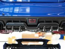 A1 Style Carbon Fiber Rear Diffuser- 15-Present Subaru WRX STI OLM Outside Line Motoring
