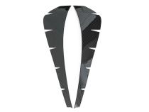Carbon Fiber Front Fender Vent Insert - 17-21 Honda Civic Type R FK8 OLM Outside Line Motoring