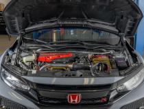 Carbon Fiber Wrapped Hood Struts 17-21 Honda Civic Type R OLM Outside Line Motoring