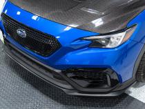 S Style Matte Black Front Lip 22 Subaru WRX OLM Outside Line Motoring