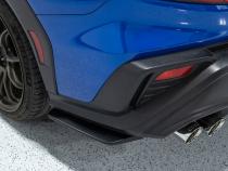 S Style Matte Black Rear Spats 22-Present Subaru WRX OLM Outside Line Motoring