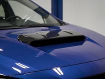 A1 Style Carbon Fiber Hood Scoop Overlay - 22-Present Subaru WRX OLM Outside Line Motoring