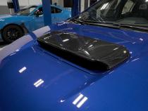 A1 Style Carbon Fiber Hood Scoop Overlay - 22-Present Subaru WRX OLM Outside Line Motoring