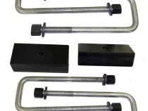 Rear Lift Block and U-Bolt Kit Heavy Duty 1 Inch For 05-13 Tacoma SuspensionMaxx