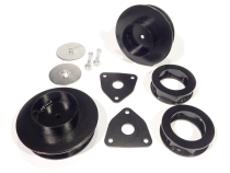 2.5 Inch Front And Rear Leveling Coil Spring Spacer Kit Does Not Fit Models Equipped With Air Ride For 12-18 Dodge Ram 1500 Top Gun Customz
