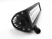 12 Inch LED Light Bar Straight Dbl Row Chrome Series Combo Flood/Beam 72W Dt Harness 79900 6,480 Lumens Top Gun Customz