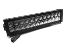 12 Inch LED Light Bar Straight Dbl Row Chrome Series Combo Flood/Beam 72W Dt Harness 79900 6,480 Lumens Top Gun Customz