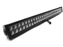 40 Inch LED Light Bar Straight Dbl Row Chrome Series Combo Flood/Beam 240W Dt Harness 79900 21,600 Lumens Top Gun Customz