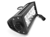 6 Inch LED Light Bar Straight Dbl Row Chrome Series Combo Flood/Beam 36W Dt Harness 79900 3,240 Lumens Top Gun Customz