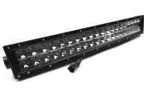 20 Inch LED Light Bar Crvd, Chrome Series Dbl Row Combo Flood/Beam 120W Dt Harness 79900 10,800 Lumens Top Gun Customz