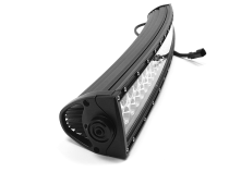 40 Inch LED Light Bar Crvd, Chrome Series Dbl Row Combo Flood/Beam 240W Dt Harness 79900 21,600 Lumens Top Gun Customz