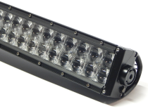 50 Inch LED Light Bar Crvd, Chrome Series Dbl Row Combo Flood/Beam 288W Dt Harness 79900 25,920 Lumens Top Gun Customz