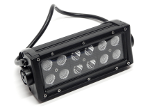 7.5 Inch LED Light Bar Black Series Straight Dbl Row Combo Flood/Beam 36W Dt Harness 79900 3,240 Lumens Top Gun Customz