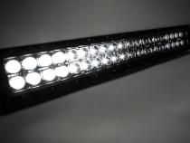 20 Inch LED Light Bar Dbl Row Combo Amber/White Flood/Beam 72W Dt Harness 79900, 79904 7,200 Lumens Top Gun Customz
