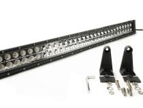 30 Inch LED Light Bar Dbl Row Combo Amber/White Flood/Beam 72W Dt Harness 79900, 79904 10,800 Lumens Top Gun Customz