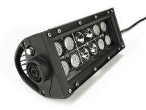 6 Inch LED Light Bar Dbl Row Combo Amber/White Flood/Beam 72W Dt Harness 79900, 79904 2,160 Lumens Top Gun Customz