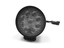 4.5 Inch 27W Round LED Light Flood Dt Harness 79900 2,160 Lumens Each Top Gun Customz