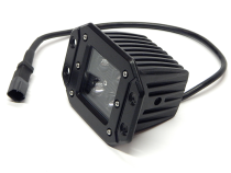3 X 3 Inch 16W Square Flush Mount LED Light Flood 1,440 Lumens Each Black Series Top Gun Customz
