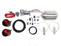 StreetPlus Coilovers w/ Front Air Cups Plus Silver Management For 07-11 BMW 1-Series E82/E88 06-11 BMW 3-Series E90 TruHart