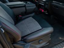Front Seat Covers for 2021-Present Ford F150, 2023-Present Super Duty with Standard Seats, Black with Red Stitch PRP Seats
