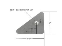 3/16 Inch Thick Link Tab  SDHQ Offroad