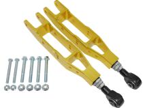 Rear Lower Control Arms Adjustable Anodized Gold For 12-21 Subaru BRZ 08-16 Subaru Impreza 10+ Subaru Legacy 08+ Subaru STI/ WRX 12-17 Scion FR-STruHart