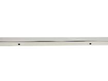 Jeep CJ 54 Inch Front Bumper Without holes (No License Plate Holes) 45-86 CJ Polished Silver Kentrol