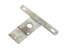 Jeep CJ License Plate Bracket 76-86 CJ Polished Silver Kentrol