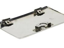 Jeep CJ Glove Box Door Use with OE Key Lock 72-86 CJ Polished Silver Kentrol