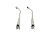 Jeep TJ Windshield Wiper Arms Pair 97-06 Wrangler TJ Polished Silver Kentrol