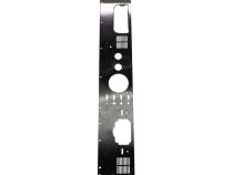Jeep CJ Dash Panel Without Radio Opening 76-86 CJ Brushed Silver Kentrol