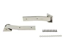 Jeep JK Tailgate Hinge Pair 07-18 Wrangler JK Polished Silver Kentrol