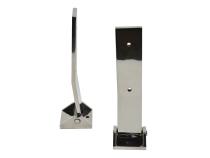 Jeep JK Tailgate Hinge Pair 07-18 Wrangler JK Polished Silver Kentrol