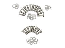 Jeep JK Body Door Hinge Set 8 Pieces 4 Door 07-18 Wrangler JK Polished Silver Kentrol
