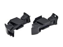 Jeep JK Hood Catch Pair 07-18 Wrangler JK Powdercoat Black Kentrol