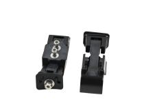 Jeep JK Hood Catch Pair 07-18 Wrangler JK Powdercoat Black Kentrol