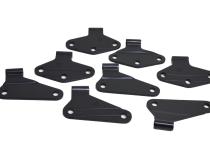 Jeep JK Body Door Hinge Set 8 Pieces 4 Door 07-18 Wrangler JK Textured Black Kentrol