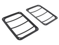 Jeep JK Taillight Guard Pair 07-18 Wrangler JK Textured Black Kentrol