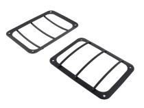 Jeep JK Taillight Guard Pair 07-18 Wrangler JK Textured Black Kentrol