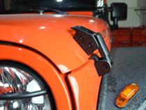 Jeep JK Hood Catch Kit 07-18 Wrangler JK Textured Black Kentrol