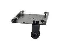 Jeep JK Shackle Mounted License Plate Bracket 07-18 Wrangler JK Textured Black Kentrol