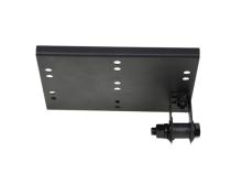 Jeep JK Shackle Mounted License Plate Bracket 07-18 Wrangler JK Textured Black Kentrol